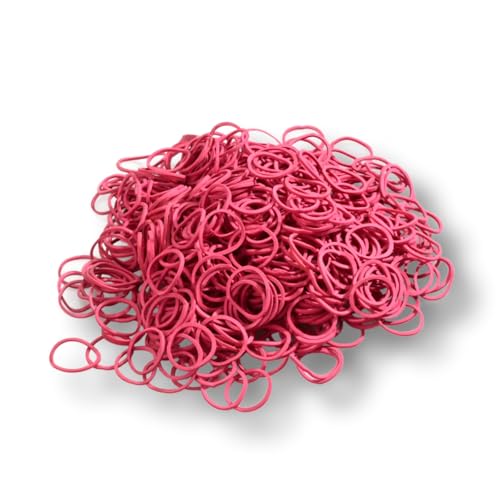1 kg Gummiringe rot - 60% Naturkautschukanteil - Extrem reißfest (Ø 80 mm - Schnittbreite 3,0 mm = 900 Stück) von AGRI plus