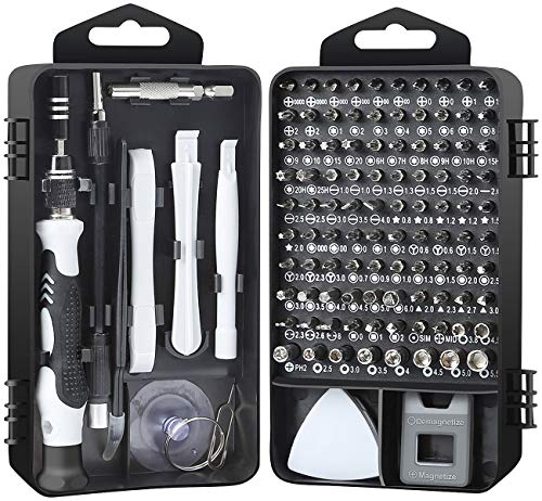 AGT Laptop Reparatur Set: 117-teiliges Profi-Reparaturset für Smartphone, Tablet, Notebook & Co. (Notebook Werkzeug, Tablet Reparatur Set, Feinmechaniker) von AGT