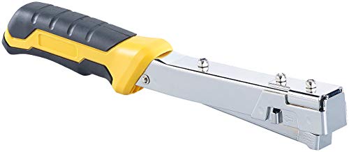 AGT Schlagtacker: Hammertacker mit Stahl-Gehäuse, für Heftklammern 10,6-11,3 mm Breite (Handtacker, Werkzeug-Tacker, Tackerklammern) von AGT