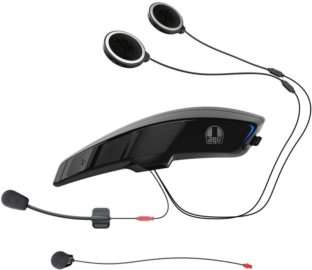 AGV ARK Bluetooth Kommunikationssystem Einzelset Headset (Wasserdicht Bluetooth) von AGV