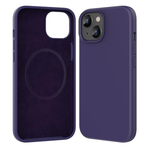 AGVEE Liquid Silicone Magnetic Case for iPhone 15 Plus 6.7 ", Designed for Magsafe, Exquisite Workmanship, Full Body Protective Cover, Shockproof & Slim Phone Case, Anti-Scratch, Purple AGVEE Liquid Silicone Magnetic Case for iPhone 15 Plus 6.7 ", Designed for Magsafe, Exquisite Workmanship, Full Body Protective Cover, Shockproof & Slim Phone Case, Anti-Scratch, Purple von AGVEE