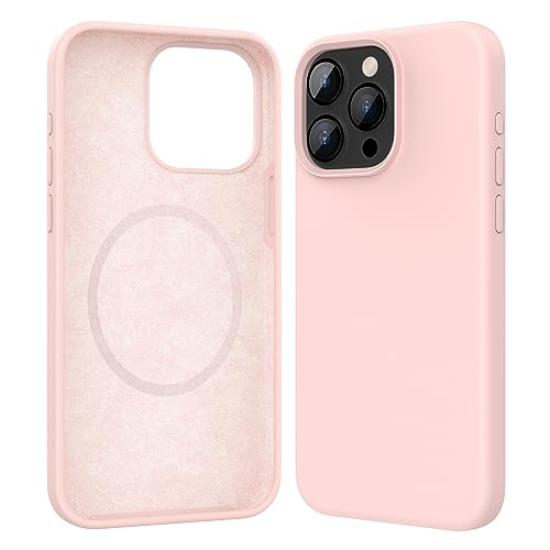 AGVEE Liquid Silicone Magnetic Case for iPhone 15 Pro Max 6.7 ", Designed for Magsafe, Exquisite Workmanship, Full Body Protective Cover, Shockproof & Slim Phone Case, Anti-Scratch, Pink AGVEE Liquid Silicone Magnetic Case for iPhone 15 Pro Max 6.7 ", Designed for Magsafe, Exquisite Workmanship, Full Body Protective Cover, Shockproof & Slim Phone Case, Anti-Scratch, Pink von AGVEE