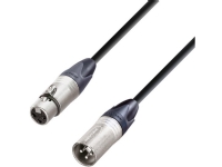 AH Cables KM10FMBLK XLR-Steckerkabel [1x XLR-Stecker - 1x XLR-Stecker] 10,00 m Schwarz von AH Cables