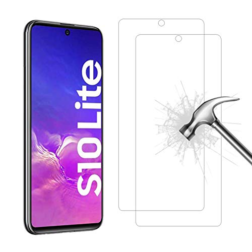 AHABIPERS 2 Stück Schutzfolie für Samsung Galaxy S10 Lite/Note 10 Lite, HD/9H Härte/Anti-Kratzer/Bläschen/Fingerabdruck/Staub folie für Galaxy S10 Lite / Note10 Lite von AHABIPERS