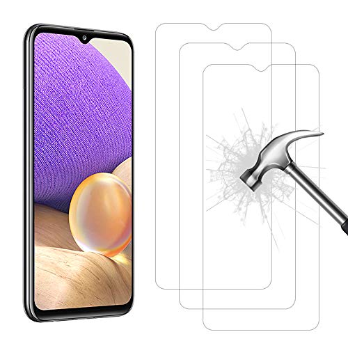 AHABIPERS 3 Stück Schutzfolie für Samsung Galaxy A32 5G, Samsung Galaxy A13 5G, Galaxy A12 HD Displayschutzfolie, Anti-Kratzer/Bläschen/Fingerabdruck/Staub von AHABIPERS