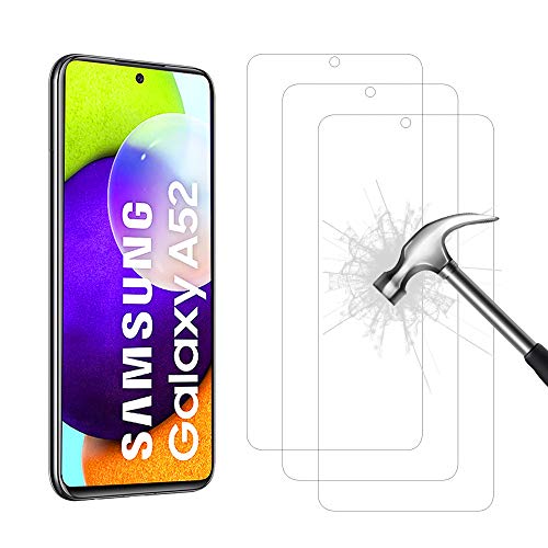 AHABIPERS 3 Stück Schutzfolie für Samsung Galaxy A52 4G/5G Samsung Galaxy A52S 5G/Samsung Galaxy A53 5G, HD Displayschutzfolie, 9H Härte Schutzfolie, Anti-Kratzer/Bläschen/Fingerabdruck von AHABIPERS