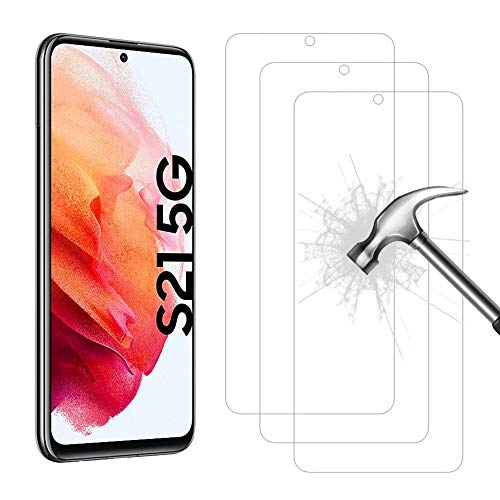 AHABIPERS 3 Stück Schutzfolie für Samsung Galaxy S21, HD Displayschutzfolie, 9H Härte Schutzfolie, Anti-Kratzer/Bläschen/Fingerabdruck/Staub Schutzfolie für Galaxy S21 5G AHABIPERS 3 Stück Schutzfolie für Samsung Galaxy S21, HD Displayschutzfolie, 9H Härte Schutzfolie, Anti-Kratzer/Bläschen/Fingerabdruck/Staub Schutzfolie für Galaxy S21 5G von AHABIPERS