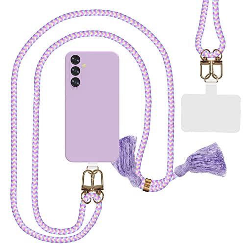 AHABIPERS Case Kompatibel mit Samsung Galaxy A54 5G Hülle, Silikon TPU Case Ultra Dünne Voller Schutz Flüssig Silikon Handyhülle, Stoßfest Schutzhülle mit Mikrofaser-Futter für Samsung A54 5G -Lila AHABIPERS Case Kompatibel mit Samsung Galaxy A54 5G Hülle, Silikon TPU Case Ultra Dünne Voller Schutz Flüssig Silikon Handyhülle, Stoßfest Schutzhülle mit Mikrofaser-Futter für Samsung A54 5G -Lila von AHABIPERS