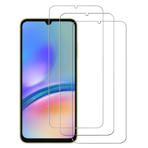 AHABIPERS Panzer Schutz Glas für Samsung Galaxy A05S für Panzerglas, HD Displayschutzfolie, 9H Härte Schutzglas Schutzfolie, Frei von Kratzern, Ultra-klar Panzerfolie für Samsung A05s - 3 Stück von AHABIPERS