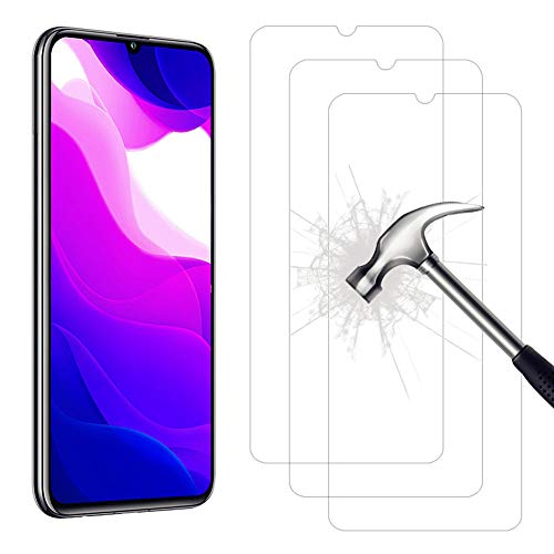 AHABIPERS Schutzfolie für Xiaomi Mi 10 Lite 5G, HD Displayschutzfolie, 9H Härte Schutzfolie, Anti-Kratzer/Fingerabdruck folie für Xiaomi Mi 10 Lite 5G 3 Stück von AHABIPERS