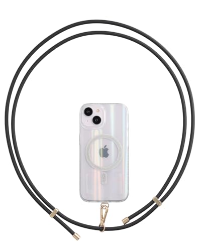 AHABIPERS Silikon Handykette Universal, Einstellbar Handy Kette für iPhone/Samsung und Alle Smartphones mit Universelles Patch, Handyband Zum Umhängen mit Meist Hülle Kombinierbar - Boulevard Grau AHABIPERS Silikon Handykette Universal, Einstellbar Handy Kette für iPhone/Samsung und Alle Smartphones mit Universelles Patch, Handyband Zum Umhängen mit Meist Hülle Kombinierbar - Boulevard Grau von AHABIPERS