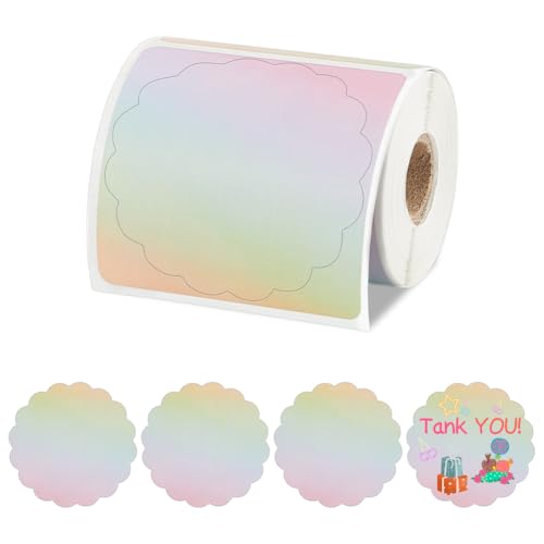 AHANDMAKER 2" Thermo Aufkleber Etiketten Selbstklebende Blumenform Thermodirektetiketten Rollenaufkleber Etiketten Wasserfester Etikettendrucker Für Logodesign Namensschild QR Code AHANDMAKER 2" Thermo Aufkleber Etiketten Selbstklebende Blumenform Thermodirektetiketten Rollenaufkleber Etiketten Wasserfester Etikettendrucker Für Logodesign Namensschild QR Code von AHANDMAKER