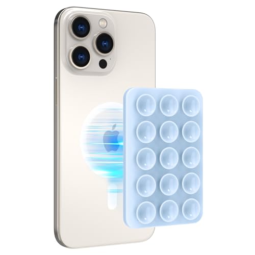 AHASTYLE Silikon Saugnapf Telefonhalterung für iPhone 16/15/14/13/12 Serie, Magnetische Saugnapf für iPhone MagSafe-Telefonhülle, Spiegel-Dusch-Telefonhalterung, für TikTok Videos und Selfies AHASTYLE Silikon Saugnapf Telefonhalterung für iPhone 16/15/14/13/12 Serie, Magnetische Saugnapf für iPhone MagSafe-Telefonhülle, Spiegel-Dusch-Telefonhalterung, für TikTok Videos und Selfies von AHASTYLE
