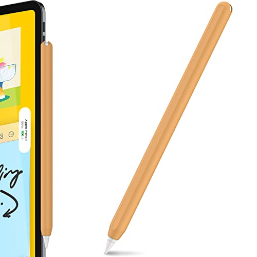 AHASTYLE Silikon-Schutzhülle für Apple Pencil 2. Generation, ultradünn, Schutzhülle für Apple Pencil 2. Generation, iPad Pro 11/12,9 2021/2020/2018 (Orange) von AHASTYLE