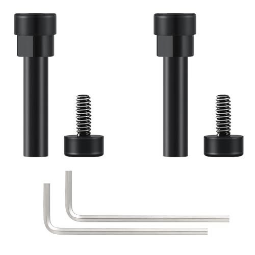 QC35 Scharnierschrauben Metall Scharnier Drehschraube AHBTEYM Scharnierstifte Ersatzteile Zubehör mit 2 x Schraubendreher Kompatibel mit Bose QuietComfort 35 II/QC45/QC25 Kopfhörer (Schwarz) von AHBTEYM