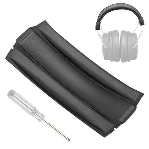 AHG Accessory House Global Cloud Alpha Ersatz-Kopfbandpolster Kompatibel mit HyperX Alpha/Alpha S Kopfhörern (schwarz) Einfaches Einstecken | Premium PU | FlexiSoft High-Density Foam von Accessory House