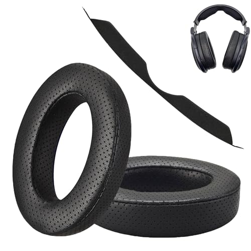 AHG Ersatz-Ohrpolster und Kopfbandkissen, kompatibel mit Sennheiser-Kopfhörern HD600, HD650, HD660S, HD 660S2, Massdrop X HD 6XX HD58X Jubilee HD580, Schafslederleder und AHG doppellagiger AHG Ersatz-Ohrpolster und Kopfbandkissen, kompatibel mit Sennheiser-Kopfhörern HD600, HD650, HD660S, HD 660S2, Massdrop X HD 6XX HD58X Jubilee HD580, Schafslederleder und AHG doppellagiger von Accessory House
