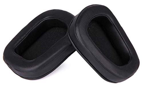 AHG Replacement Ear Cushions for Logitech G633 and G933 Artemis Spectrum Gaming Headphones (PU Leather - Black) von AHG Accessory House Global