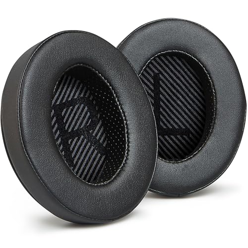 Accessory House AHG Ultra Comfort (UC) - Extrem Bequeme hochwertige Ersatz-Ohrpolster für AKG, HiFiMAN, Audio Technica, Philips, Fostex, Sony, SuperLux und ähnlich Kopfhörer (Kunstleder, Schwarz) von Accessory House