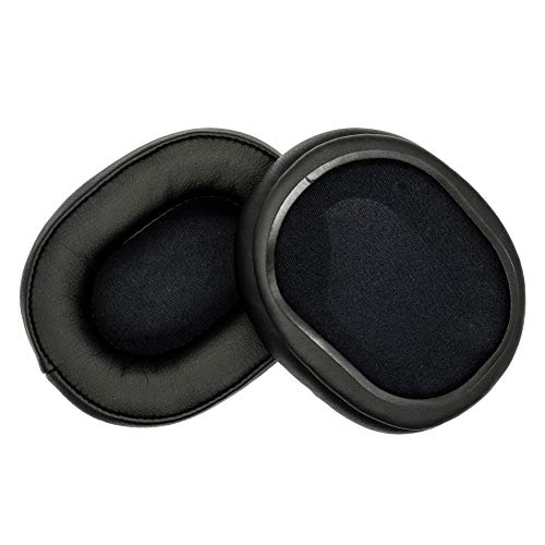 Ersatz-Ohrpolster Kompatibel mit WH-CH700N Kopfhörern (schwarzes Proteinleder) von Accessory House