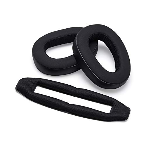 ohrpolster und kopfbandkissen kompatibel mit Sennheiser-Kopfhörern GSP 500 GSP 550 GSP 600 GSP 670. Proteinleder | Weicher hochdichter Schaumstoff | Alcantara | Einfache Installation ohrpolster und kopfbandkissen kompatibel mit Sennheiser-Kopfhörern GSP 500 GSP 550 GSP 600 GSP 670. Proteinleder | Weicher hochdichter Schaumstoff | Alcantara | Einfache Installation von Accessory House