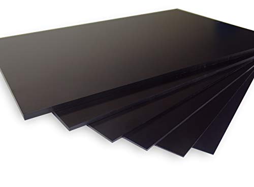 3D Drucker Dauerdruckplatte für CR-10 3D Creality 310 x 310mm - ABS PLA PETG HIPS Filament (GFK Black) von AHL TEC Leonhardt