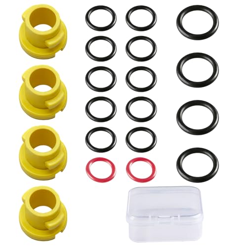 O-Ring-Dichtungssatz kompatibel mit Kärcher Hochdruckreiniger, kompatibel mit K2 K3 K4 K5 K6 K7 Schlauchtülle, langlebige Gummi-O-Ringe für schnellen Austausch, Leckfix, 2.640-729.0 O-Ring-Dichtungssatz kompatibel mit Kärcher Hochdruckreiniger, kompatibel mit K2 K3 K4 K5 K6 K7 Schlauchtülle, langlebige Gummi-O-Ringe für schnellen Austausch, Leckfix, 2.640-729.0 von AHRLIC