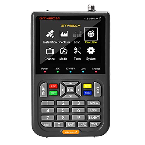 Digital Satfinder V8 Finder2 Satelliten Finder Meter Digital Sat Finder mit Satellitenerkennung, Signalempfänger Decoder 3,5" LCD Display Exakten Justierung Ihrer Sat Antenne Digital Satfinder V8 Finder2 Satelliten Finder Meter Digital Sat Finder mit Satellitenerkennung, Signalempfänger Decoder 3,5" LCD Display Exakten Justierung Ihrer Sat Antenne von AHWOiHS