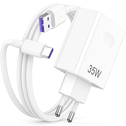 35W SuperCharge Ladegerät USB C für HONOR 400 Lite 5G Magic6 Lite 200 Smart 200 Lite 90 Lite Pad X9a Adapter Ladegerät mit Kabel Typ C 1M 5A Schnellladung für 90 Smart X6b X8a X7a X6a Pad 9 35W SuperCharge Ladegerät USB C für HONOR 400 Lite 5G Magic6 Lite 200 Smart 200 Lite 90 Lite Pad X9a Adapter Ladegerät mit Kabel Typ C 1M 5A Schnellladung für 90 Smart X6b X8a X7a X6a Pad 9 von AIAUXAI