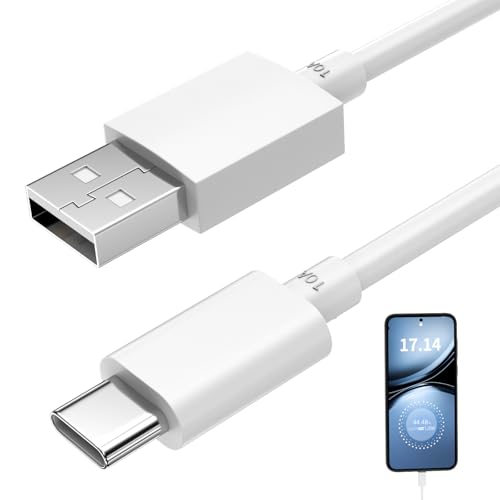 AIAUXAI 120W 10A USB C Kabel für Realme Narzo 70 70X 14 Pro 5G 12 5G C65 C75 C61 C63 Note 50 Fast Typ C Kabel (1 m) von AIAUXAI