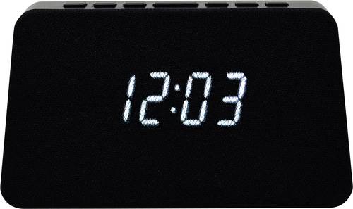 AIC WM3020i sw Radiowecker UKW Weckfunktion, Qi-Akku-Ladefunktion Schwarz von AIC