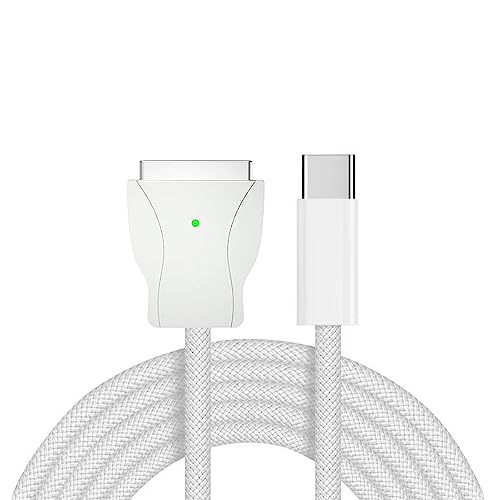 AICARGER 140W USB-C auf Magnetic 3 Kabel, kompatibel mit MacBook Air (M2, 2022), MacBook Pro (14 Zoll, 2021) (14 Zoll, M2, 2023) (16 Zoll, 2021) (16 Zoll, M2, 2023),(White) von AICARGER