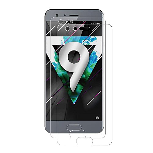 AICEK [2 Stück] Honor 9 Schutzfolie, Tempered Glass Displayschutzfolie für Huawei Honor 9 Schutzglas Screen Protector 9H Hardness Gehärtetem Glas Anti-Kratz Klar Displayschutz Honor 9 Panzerglas von AICEK