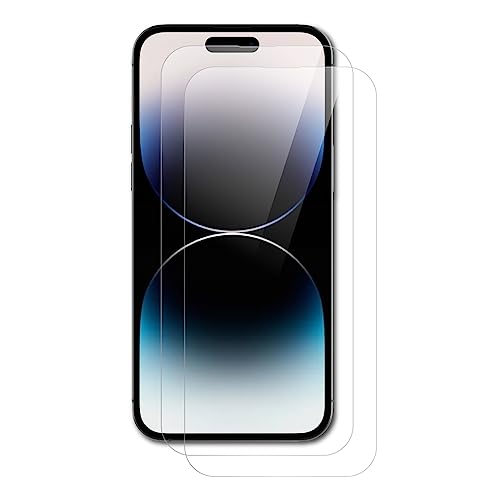 AICEK [2 Stück Kompatibel mit Apple iPhone 14 Pro Max Schutzfolie, Tempered Glass Displayschutzfolie Schutzglas Gehärtetem Glas Screen Protector von AICEK