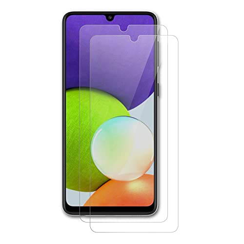 AICEK [2 Stück Kompatibel mit Samsung Galaxy A22 4G Schutzfolie, Tempered Glass Displayschutzfolie Schutzglas Gehärtetem Glas Screen Protector von AICEK