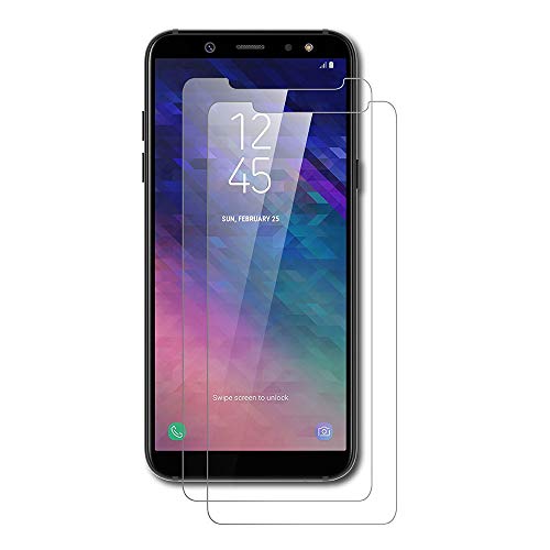 AICEK [2 Stück Kompatibel mit Samsung Galaxy A6 2018 Schutzfolie, Tempered Glass Displayschutzfolie Schutzglas Gehärtetem Glas Screen Protector von AICEK