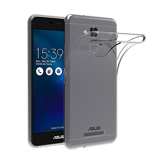 AICEK ASUS Zenfone 3 Max ZC520TL Hülle, Transparent Silikon Schutzhülle für Zenfone 3 Max 5,2" ZC520TL Case Crystal Clear Durchsichtige TPU Bumper ASUS Zenfone 3 Max Handyhülle von AICEK