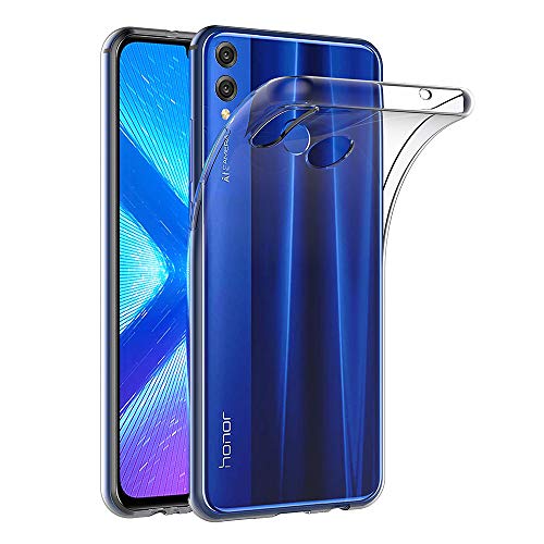 AICEK Honor 8X Hülle, Transparent Silikon Schutzhülle für Honor 8X Case Clear Durchsichtige TPU Bumper Honor 8X Handyhülle (6,5 Zoll) von AICEK