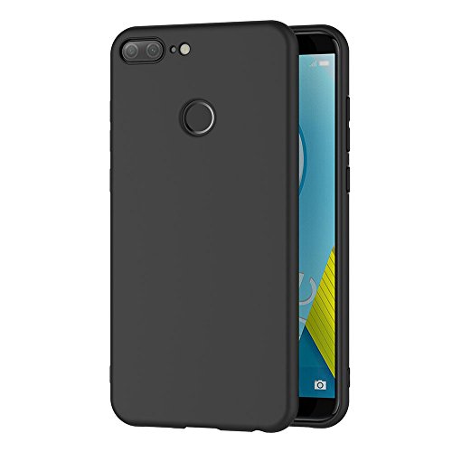 AICEK Honor 9 Lite Hülle, Schwarz Silikon Schutzhülle für Huawei Honor 9 Lite Case TPU Bumper Honor 9 Lite Handyhülle (5,65 Zoll) von AICEK