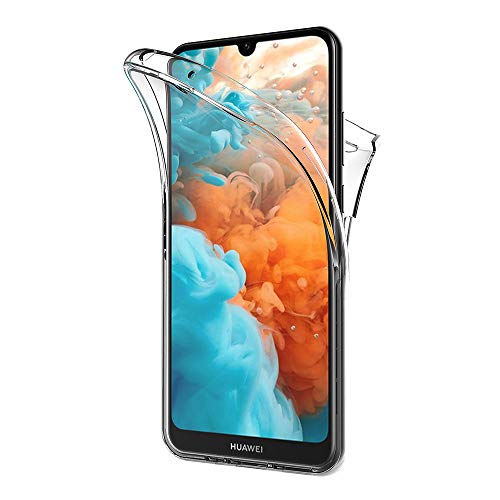 AICEK Hülle Compatible Huawei Y5 2019, 360°Full Body Transparent Silikon Schutzhülle für Huawei Y5 2019 Case Durchsichtige TPU Bumper Y5 2019 Handyhülle (5,71 Zoll) von AICEK