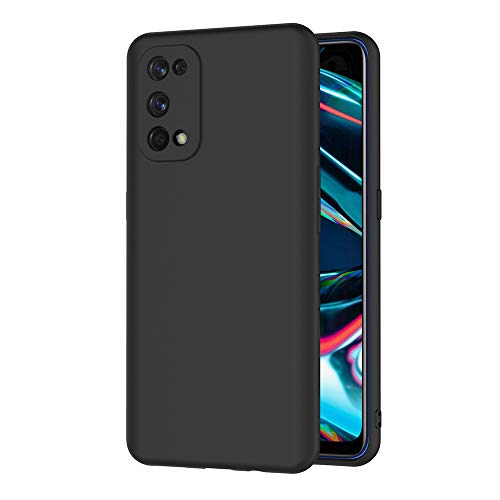 AICEK Hülle Compatible Realme 7 Pro Schwarz Silikon Schutzhülle für Realme 7 Pro Case TPU Bumper Realme 7 Pro Handyhülle (6,4 Zoll) von AICEK