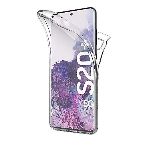 AICEK Hülle Compatible Samsung Galaxy S20 Plus/Galaxy S20+ 360°Full Body Transparent Silikon Schutzhülle für Samsung S20 Plus Case Durchsichtige TPU Bumper Galaxy S20+ Handyhülle (6,7 Zoll) von AICEK