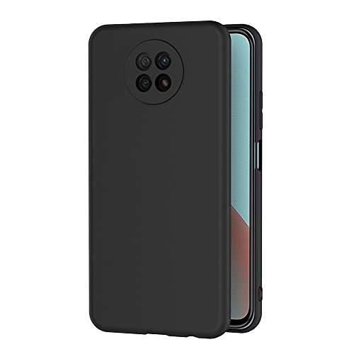 AICEK Hülle Compatible Xiaomi Redmi Note 9T Schwarz Silikon Schutzhülle für Xiaomi Redmi Note 9T Case TPU Bumper Redmi Note 9T Handyhülle (6,53 Zoll) von AICEK