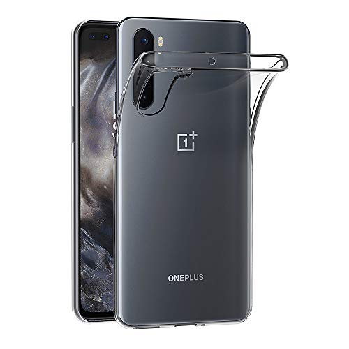 AICEK Hülle Compatible für OnePlus Nord Transparent Silikon Schutzhülle für OnePlus Nord Case Clear Durchsichtige TPU Bumper OnePlus Nord Handyhülle (6,44 Zoll) von AICEK