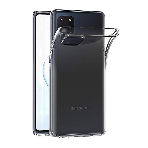 AICEK Hülle Compatible für Samsung Galaxy Note10 Lite Transparent Silikon Schutzhülle für Samsung Note10 Lite Case Clear Durchsichtige TPU Bumper Galaxy Note10 Lite Handyhülle (6,7 Zoll) von AICEK