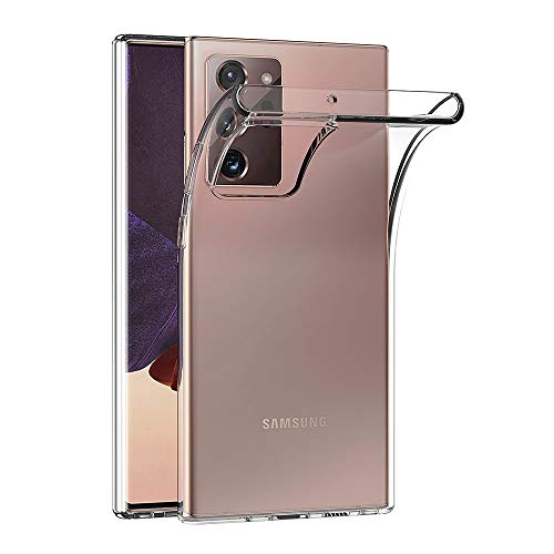 AICEK Hülle Compatible für Samsung Galaxy Note20 Transparent Silikon Schutzhülle für Samsung Note20 Case Clear Durchsichtige TPU Bumper Galaxy Note20 Handyhülle (6,7 Zoll) von AICEK