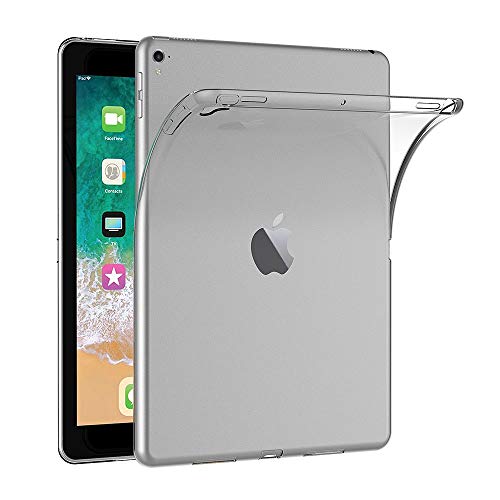 AICEK Hülle Compatible für iPad Pro 2016 Transparent Silikon Schutzhülle für iPad Pro 2016 9.7 Zoll Case Clear Durchsichtige TPU Bumper Hülle von AICEK