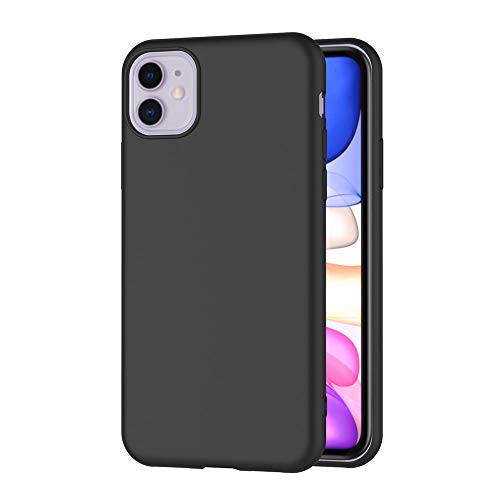 AICEK Hülle Compatible iPhone 11, Schwarz Silikon Schutzhülle für iPhone 11 Case TPU Bumper iPhone 11 Handyhülle (6,1 Zoll) von AICEK