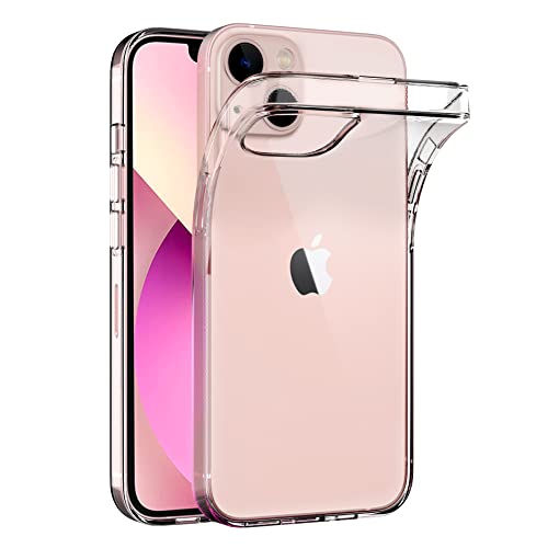 AICEK Hülle Kompatibel mit Apple iPhone 13, Transparent Silikon Handyhülle für iPhone 13 Hülle TPU Schutzhülle Bumper Crystal Clear Case von AICEK