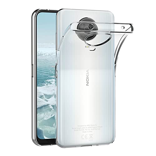 AICEK Hülle Kompatibel mit Nokia 6.3, Transparent Silikon Handyhülle für Nokia G20 Hülle TPU Schutzhülle Bumper Crystal Clear Case von AICEK